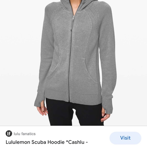 lululemon athletica Sweaters - Lululemon Cashlu scuba hoodie